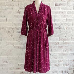 VINTAGE SECRETARY/ DAYBOHO MIDI DRESS